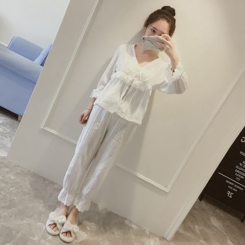 Pyjama pour femme en Coton à manches - Ref 2995103