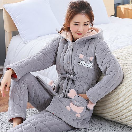 Pyjama pour femme en Polyester à manches longues - Ref 2995126