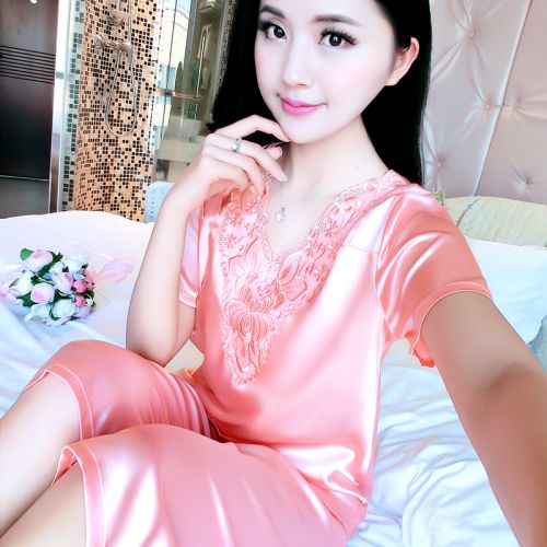 Pyjama pour femme en Polyester à manche courte - Ref 2995151