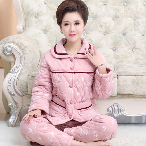 Pyjama pour femme en Coton à manches longues - Ref 2995162