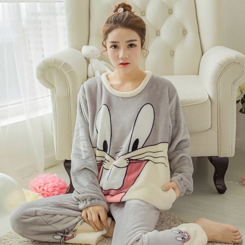 Pyjama pour femme en Polyester à manches longues - Ref 2995178