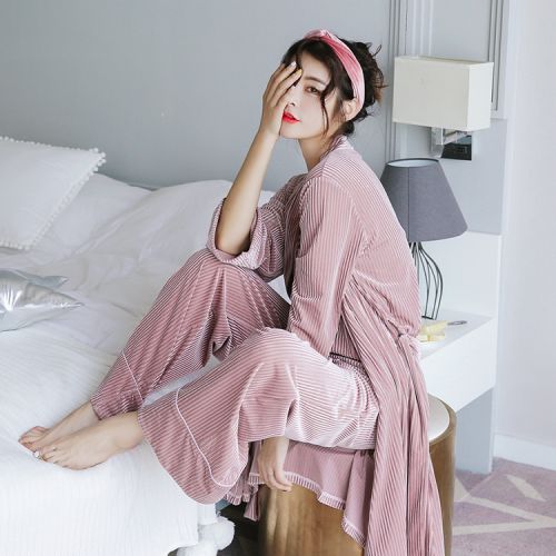 Pyjama pour femme en Polyester à manches longues - Ref 2995193