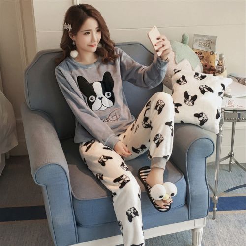 Pyjama pour femme en Polyester à manches longues - Ref 2995199