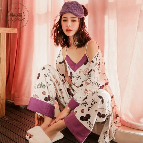 Pyjama pour femme en Coton à manches - Ref 2995221