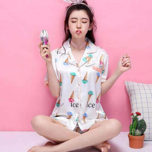 Pyjama pour femme à manche courte - Ref 2995265