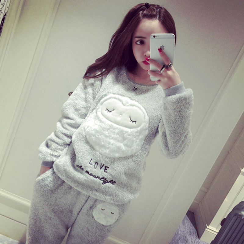 Pyjama pour femme en Polyester à manches longues - Ref 2995302