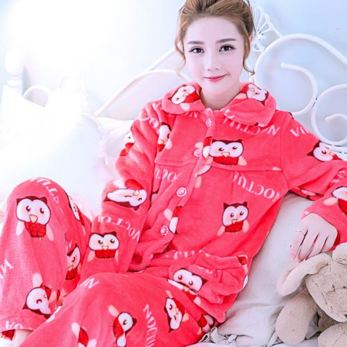 Pyjama pour femme en Polyester à manches longues - Ref 2995314
