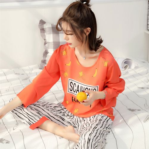 Pyjama pour femme en Polyester à manches longues - Ref 2995317