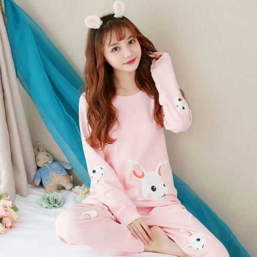 Pyjama pour femme en Coton à manches longues - Ref 2995320