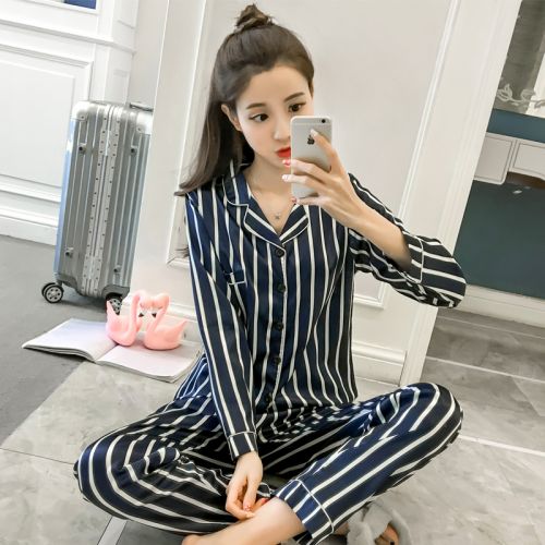 Pyjama pour femme en Polyester à manches longues - Ref 2995335