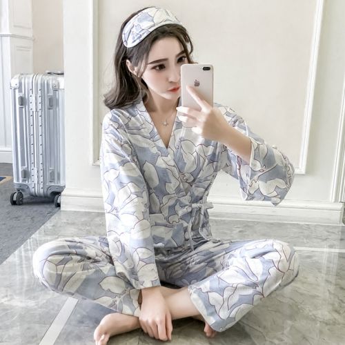 Pyjama pour femme en Polyester à manches longues - Ref 2995341