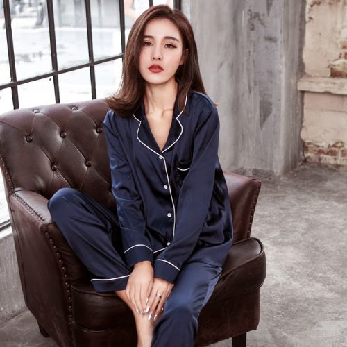 Pyjama pour femme en Polyester à manches longues - Ref 2995373