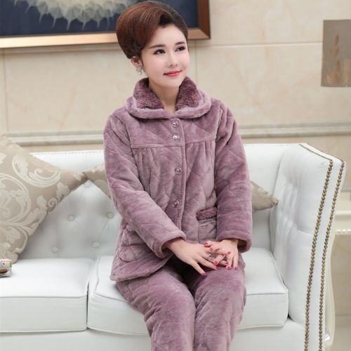 Pyjama pour femme en Polyester à manches longues - Ref 2995377