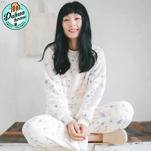Pyjama pour femme DAHUA HOME en Polyester à manches longues - Ref 2995378
