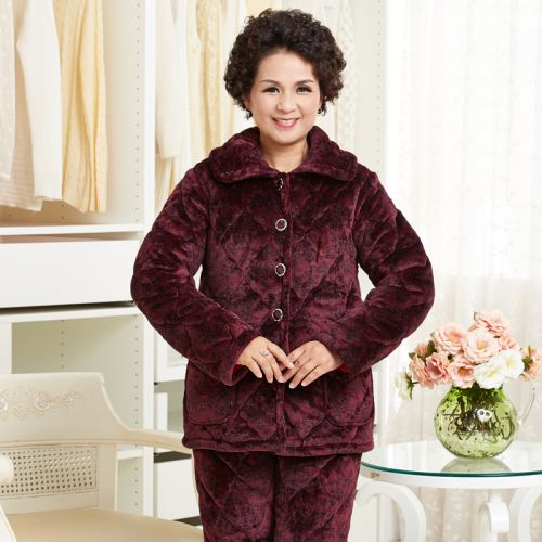 Pyjama pour femme en Polyester à manches longues - Ref 2995407