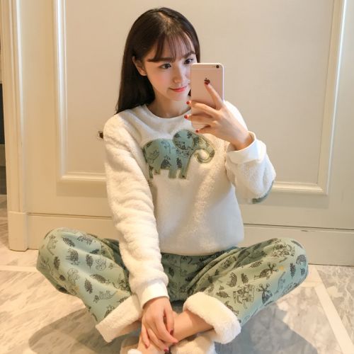 Pyjama pour femme en Polyester à manches longues - Ref 2995411