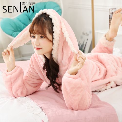 Pyjama pour femme en Polyester à manches longues - Ref 2995412