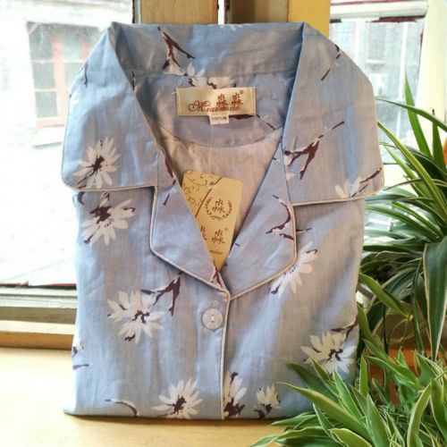 Pyjama pour femme en Coton à manches longues - Ref 2995413