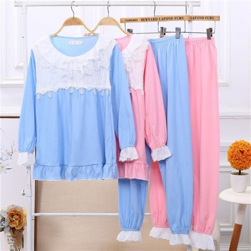 Pyjama pour femme en Coton à manches longues - Ref 2995429