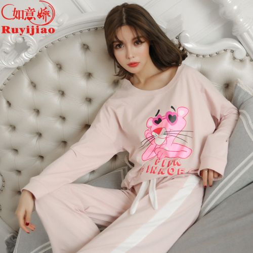 Pyjama pour femme en Coton à manches longues - Ref 2995433