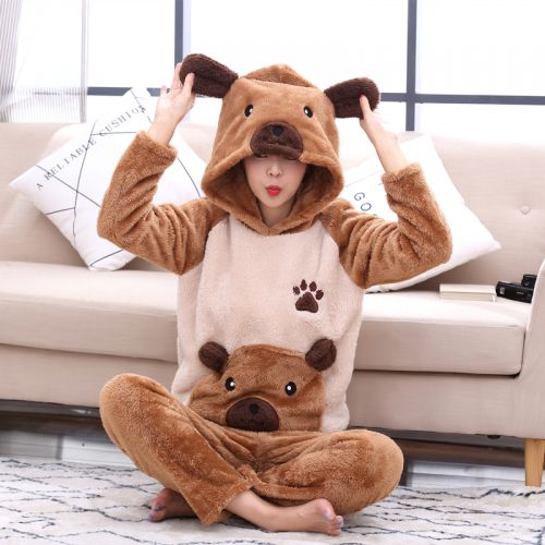 Pyjama pour femme en Polyester à manches longues - Ref 2995434