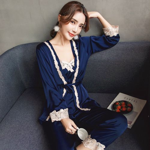 Pyjama pour femme en Polyester à manches longues - Ref 2995439