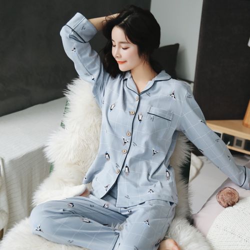 Pyjama pour femme en Coton à manches longues - Ref 2995448