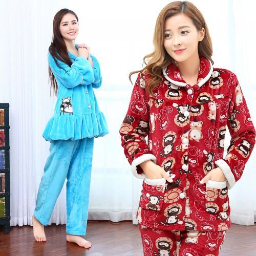 Pyjama pour femme en Polyester à manches longues - Ref 2995477