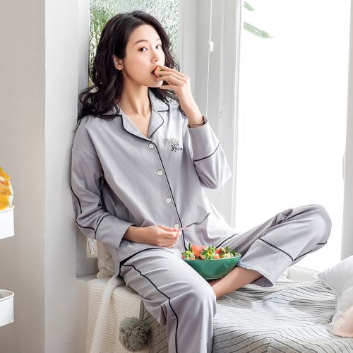 Pyjama pour femme DAMOS LOVE en Coton à manches longues - Ref 2995488