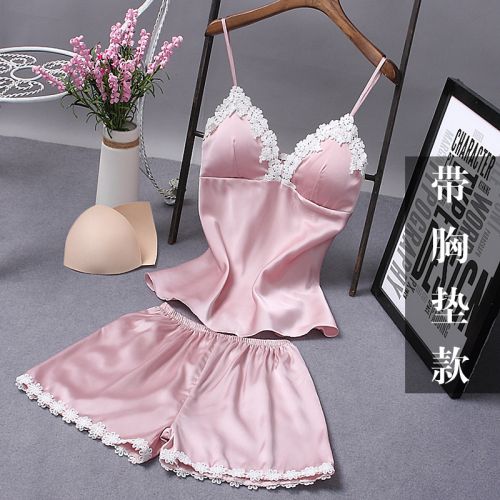 Pyjama pour femme en Polyester à sling - Ref 2995491