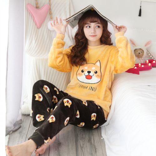 Pyjama pour femme en Polyester à manches longues - Ref 2995501