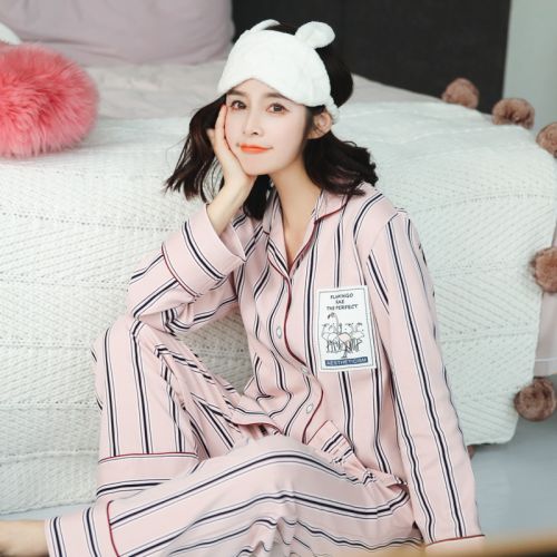 Pyjama pour femme en Coton à manches longues - Ref 2995529
