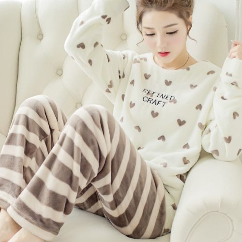 Pyjama pour femme en Polyester à manches longues - Ref 2995537