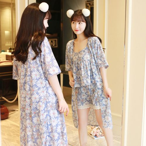 Pyjama pour femme en Coton à manche courte - Ref 2995552