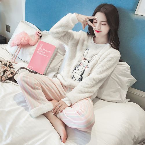Pyjama pour femme en Polyester à manches longues - Ref 2995571
