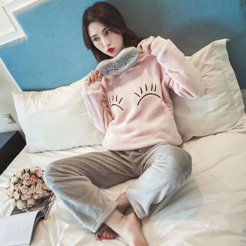 Pyjama pour femme en Polyester à manches longues - Ref 2995627