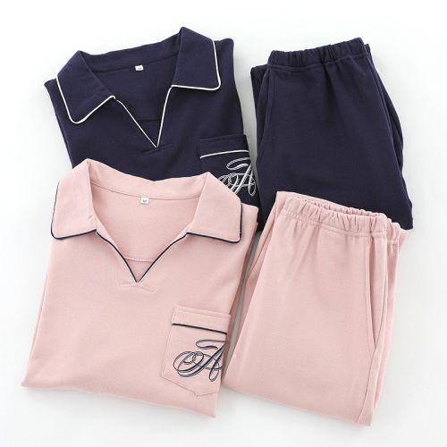 Pyjama pour femme en Coton à manches longues - Ref 2995635