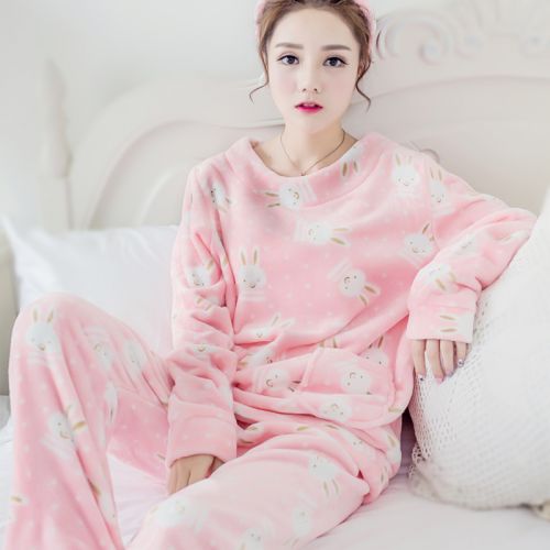 Pyjama pour femme en Polyester à manches longues - Ref 2995641