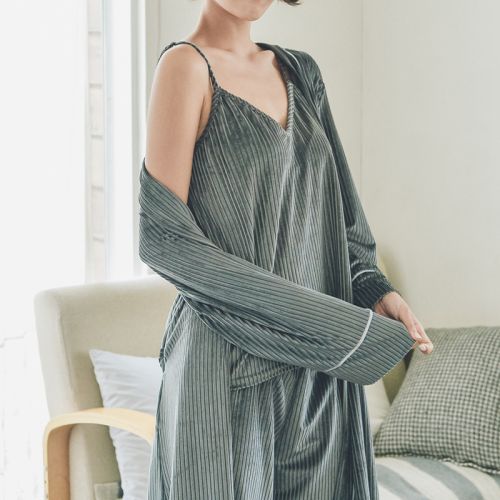 Pyjama pour femme en Polyester à manches longues - Ref 2995686