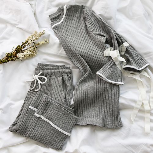 Pyjama pour femme en Coton à manches longues - Ref 2995719