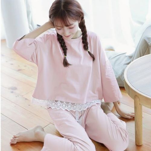 Pyjama pour femme en Polyester à manches longues - Ref 2995725