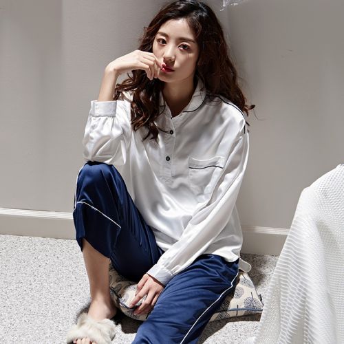 Pyjama pour femme en Polyester à manches longues - Ref 2995747