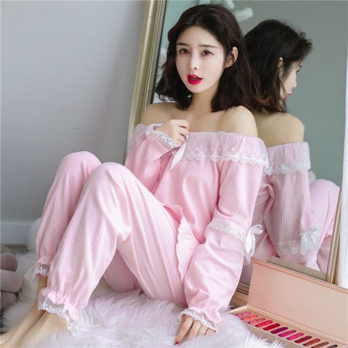 Pyjama pour femme en Coton à manches longues - Ref 2995767