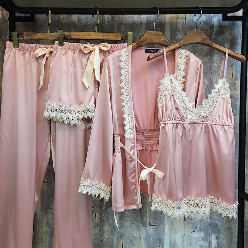 Pyjama pour femme en Nylon à manches longues - Ref 2995784