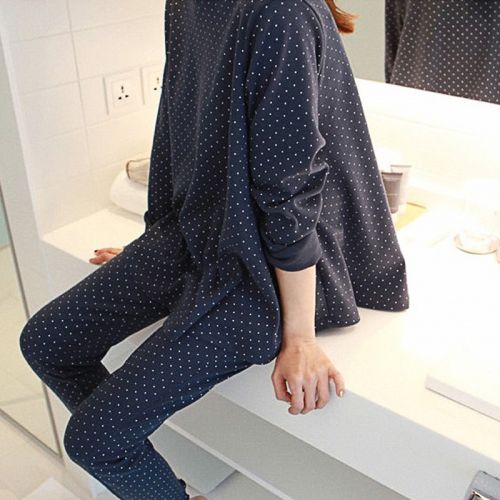 Pyjama pour femme en Coton à manches longues - Ref 2995815