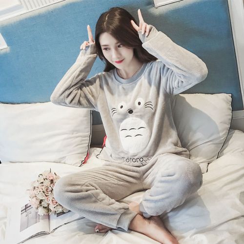 Pyjama pour femme en Polyester à manches longues - Ref 2995833