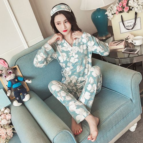 Pyjama pour femme en Coton à manches longues - Ref 2995857