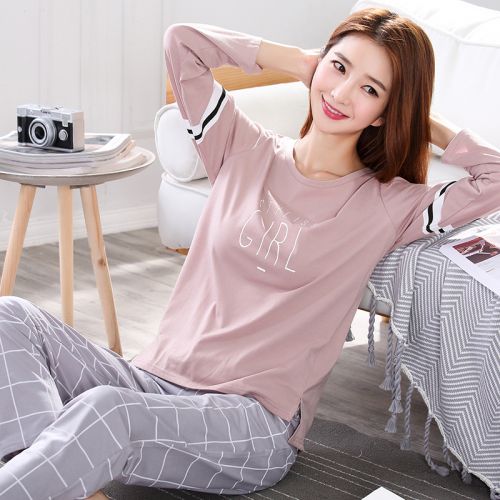 Pyjama pour femme en Coton à manches longues - Ref 2995895