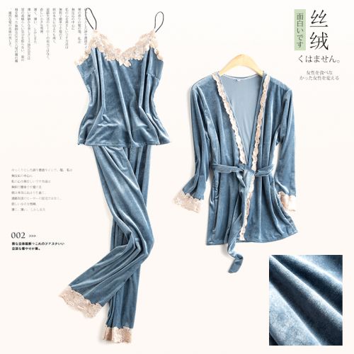 Pyjama pour femme en Polyester à manches longues - Ref 2995910