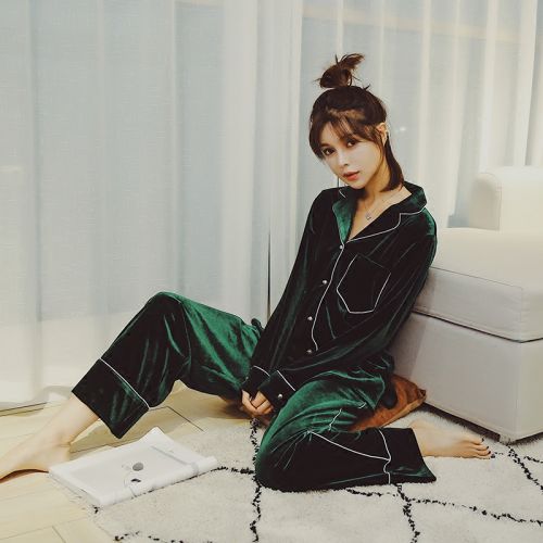 Pyjama pour femme en Polyester à manches longues - Ref 2995926